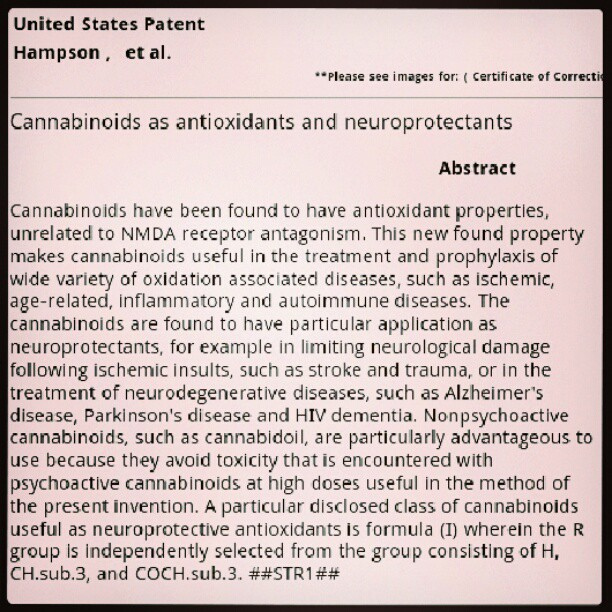 patent cannabis